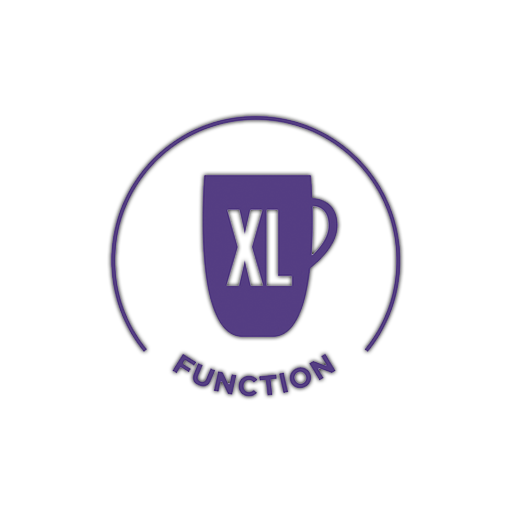 Ícono función XL en cafetera Dolce Gusto Genio S Plus y Touch Ícono de la función XL en cafeteras Dolce Gusto Genio S Plus, representado por una taza grande con las letras XL y el texto “Function” debajo.